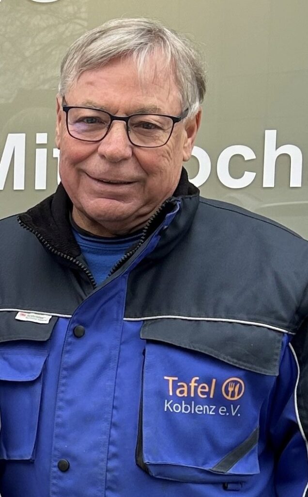 Foto von Peter Bäsch, 1. Vorsitzender der Tafel Koblenz e.V.